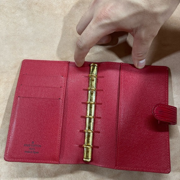 Louis Vuitton Red Epi Leather Agenda Cover - Picture 2 of 5